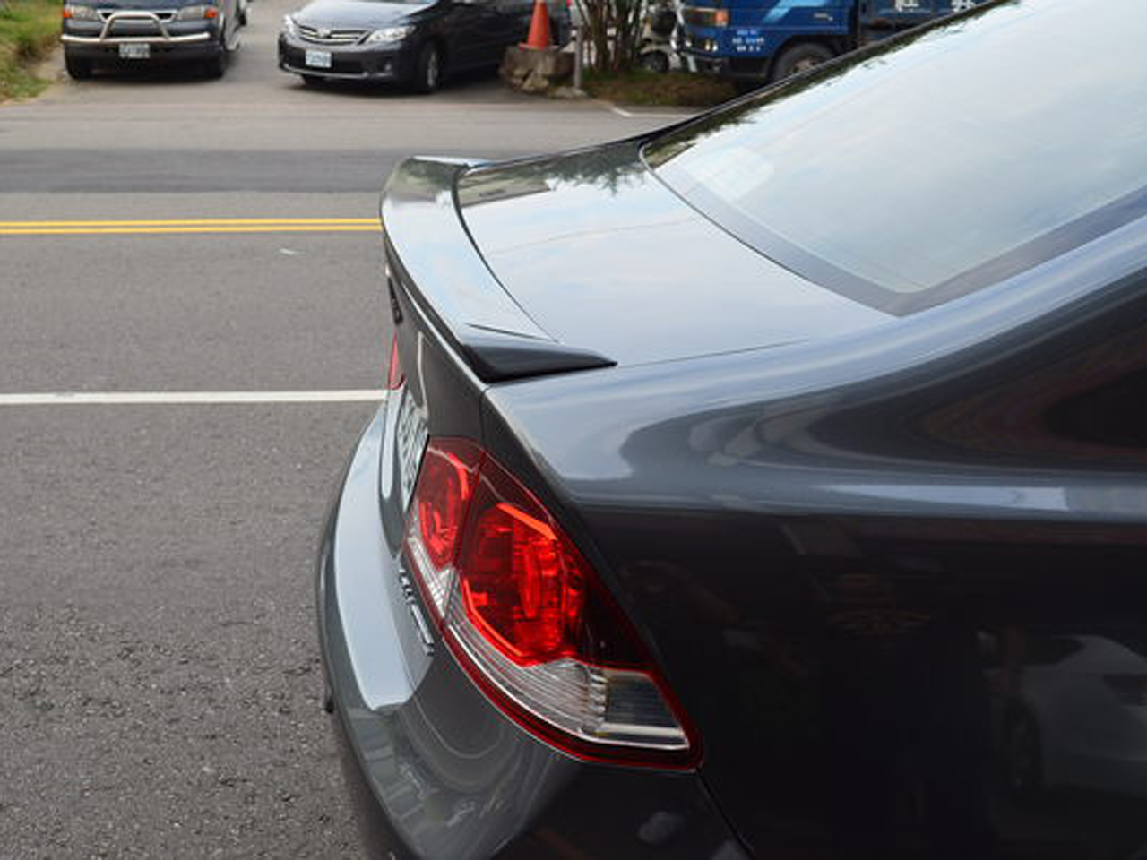 2002 Honda civic trunk lip spoiler