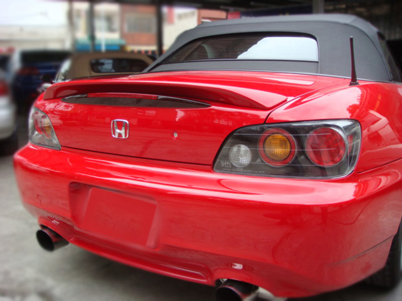 Honda s2000 rear lip spoiler #3