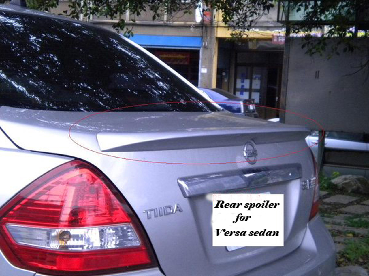 Spoilers nissan tiida #5