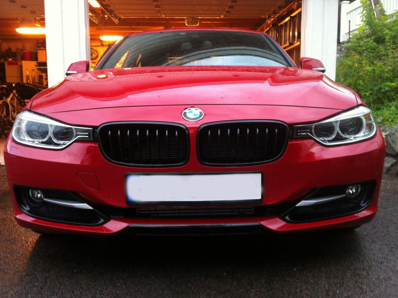 черные ноздри bmw f30
