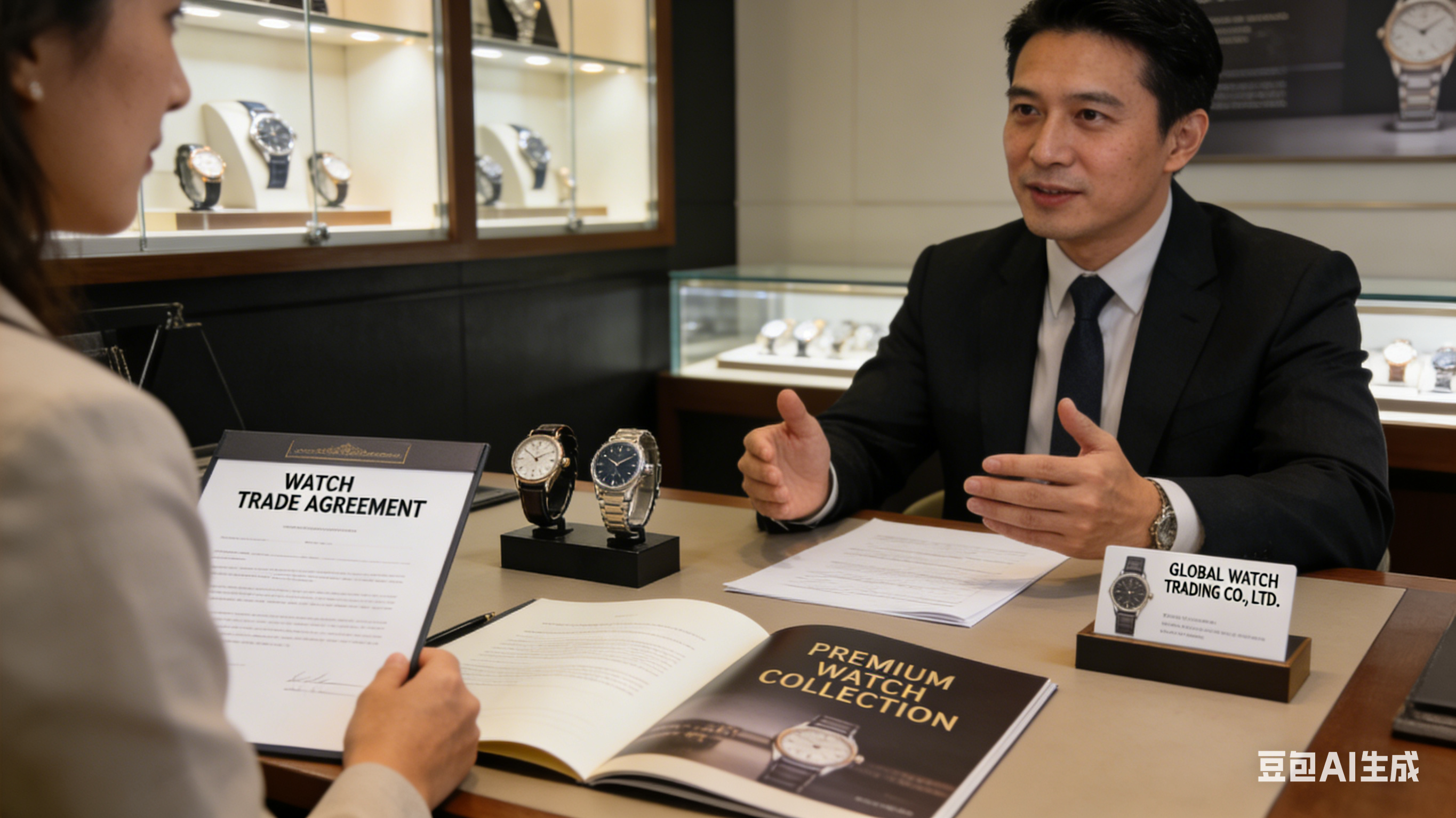 Watch distribution business scene